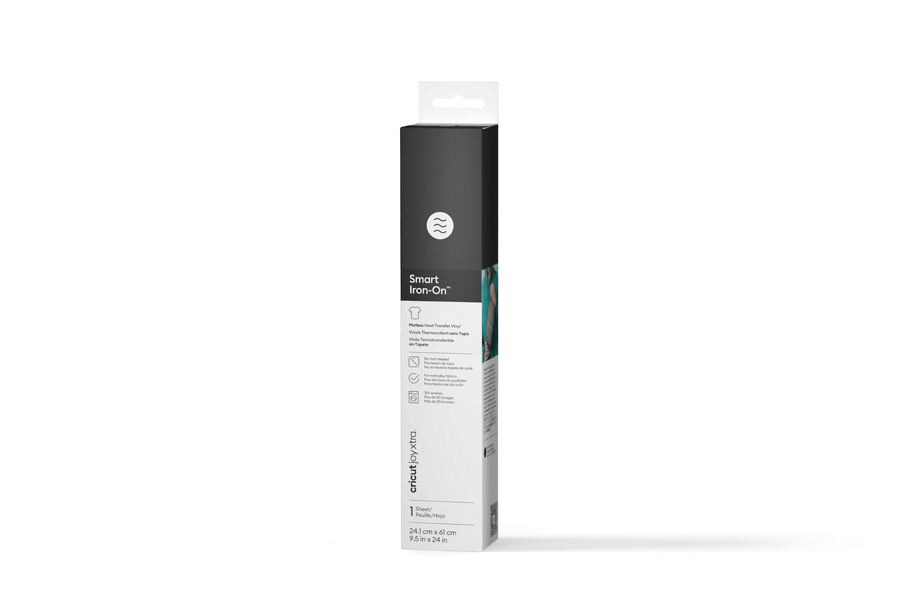 Cricut Joy Xtra Smart Iron-On 9.5x24 Inch Matte Black (1pcs) (2011364) Cricut Joy Xtra Smart Iron-On 9.5x24 Inch Matte Black (1pcs) (2011364)