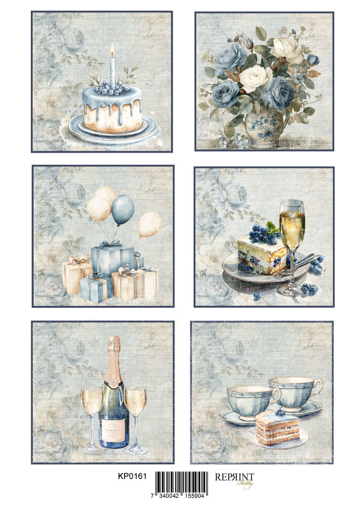 Reprint Birthday A4 Cutouts (KPA4112)