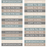 Reprint Cozy Season 10x20cm Stickers (RS022) Reprint Cozy Season 10x20cm Stickers (RS022)