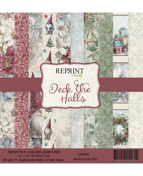 Reprint Deck the Halls 12x12 Inch Paper Pack (CRP092)