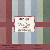 Reprint Deck the Halls Monochromes 12x12 Inch Cardstock (REP015)