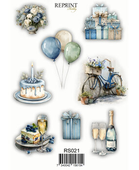 Reprint Hip Hip Hooray 10x20cm Stickers (RS021) Reprint Hip Hip Hooray 10x20cm Stickers (RS021)