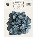 Reprint Paper Flowers Blue (100pcs) (FL001)