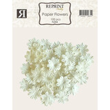 Reprint Paper Flowers White (100pcs) (FL004)