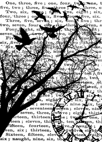 Stampers Anonymous Time Tim Holtz Components Cling Mount Collage Stamp (COM004) Stampers Anonymous Time Tim Holtz Components Cling Mount Collage Stamp (COM004)