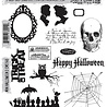 Stampers Anonymous Mini Halloween 3 Tim Holtz Cling Stamps (CMS140)