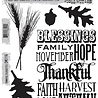Stampers Anonymous Thankful Silhouettes Tim Holtz Cling Stamps (CMS116) Stampers Anonymous Thankful Silhouettes Tim Holtz Cling Stamps (CMS116)