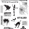 Stampers Anonymous Mini Halloween Tim Holtz Cling Stamps (CMS093) Stampers Anonymous Mini Halloween Tim Holtz Cling Stamps (CMS093)