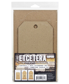 Stampers Anonymous Tombstone Mini Tim Holtz Etcetera Chipboard (THETC012)