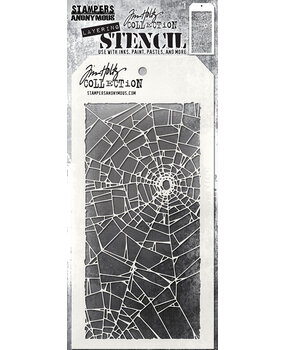 Stampers Anonymous Shatter Tim Holtz Layering Stencil (THS014)