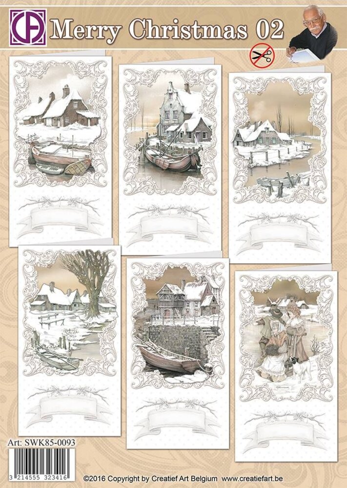 Creatief Art Merry Christmas 02 Card Kit (SWK85-0093) Creatief Art Merry Christmas 02 Card Kit (SWK85-0093)