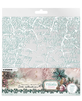 Studio Light Christmas Blush Acetate Sheets Vintage Mint & White (6pcs) (JMA-CB-ACS20)