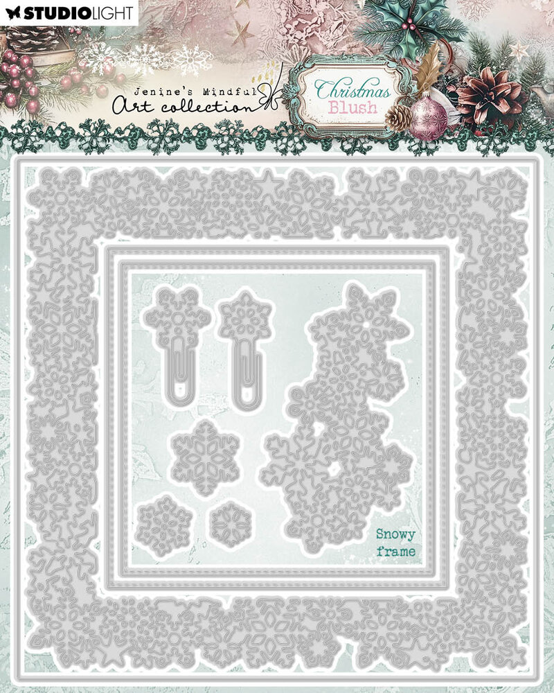 Studio Light Christmas Blush Cutting Die Snowy Frame (JMA-CB-CD1059) Studio Light Christmas Blush Cutting Die Snowy Frame (JMA-CB-CD1059)