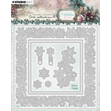 Studio Light Christmas Blush Cutting Die Snowy Frame (JMA-CB-CD1059)