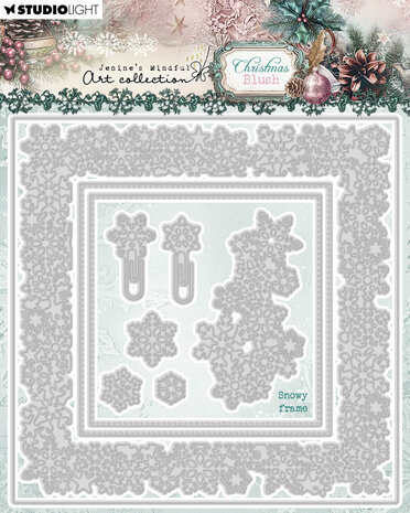 Studio Light Christmas Blush Cutting Die Snowy Frame (JMA-CB-CD1059) Studio Light Christmas Blush Cutting Die Snowy Frame (JMA-CB-CD1059)