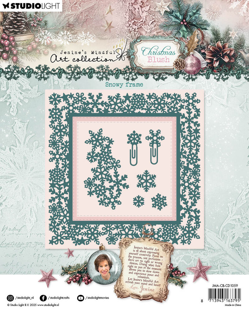 Studio Light Christmas Blush Cutting Die Snowy Frame (JMA-CB-CD1059) Studio Light Christmas Blush Cutting Die Snowy Frame (JMA-CB-CD1059)