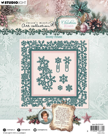 Studio Light Christmas Blush Cutting Die Snowy Frame (JMA-CB-CD1059) Studio Light Christmas Blush Cutting Die Snowy Frame (JMA-CB-CD1059)