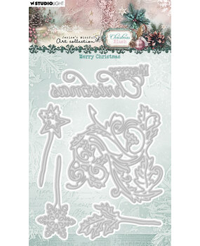 Studio Light Christmas Blush Cutting Die Merry Christmas (JMA-CB-CD1060)