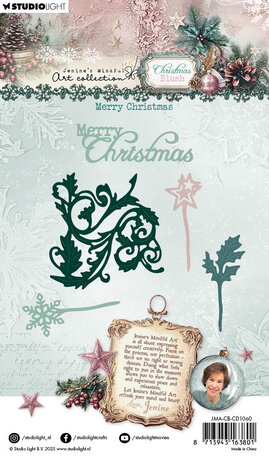 Studio Light Christmas Blush Cutting Die Merry Christmas (JMA-CB-CD1060) Studio Light Christmas Blush Cutting Die Merry Christmas (JMA-CB-CD1060)