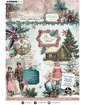 Studio Light Christmas Blush Die-cut Paper Elements (JMA-CB-DCPP392)