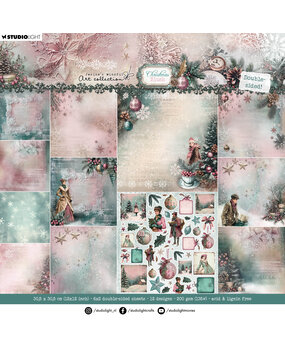 Studio Light Christmas Blush Designer Paper Pad Double-Sided Scrapbooking (JMA-CB-DPP394)