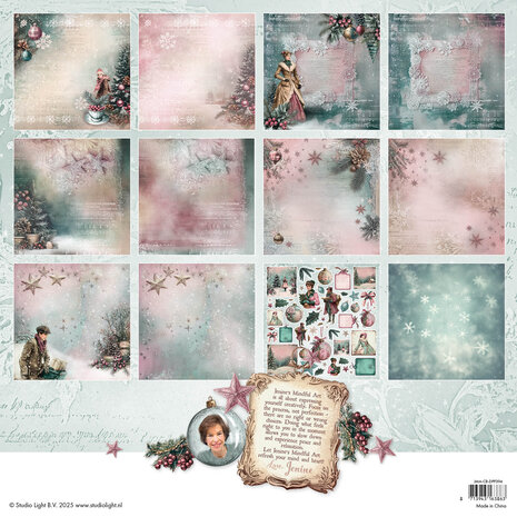 Studio Light Christmas Blush Designer Paper Pad Double-Sided Scrapbooking (JMA-CB-DPP394) Studio Light Christmas Blush Designer Paper Pad Double-Sided Scrapbooking (JMA-CB-DPP394)