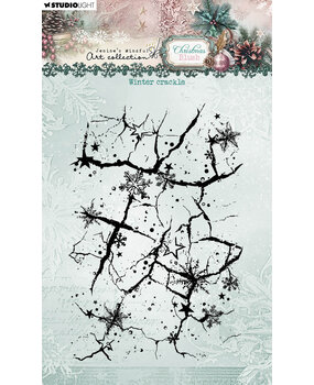 Studio Light Christmas Blush Clear Stamp Winter Crackle (JMA-CB-STAMP885)