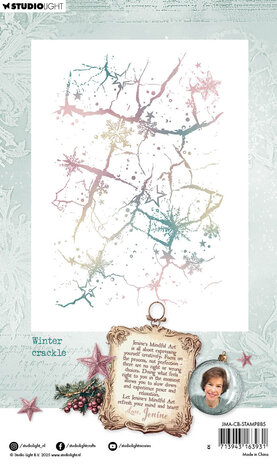 Studio Light Christmas Blush Clear Stamp Winter Crackle (JMA-CB-STAMP885) Studio Light Christmas Blush Clear Stamp Winter Crackle (JMA-CB-STAMP885)