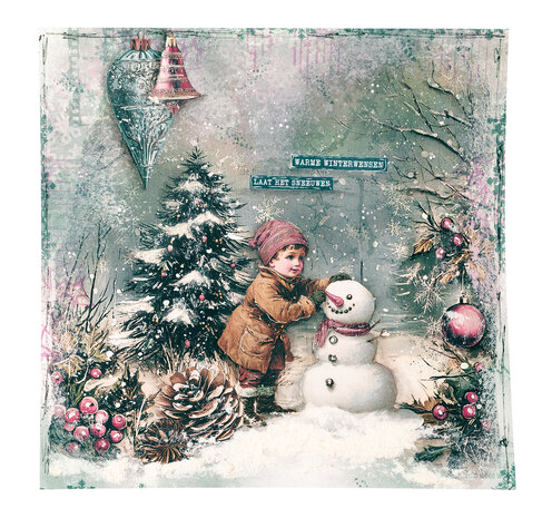 Studio Light Christmas Blush Clear Stamp Winter Crackle (JMA-CB-STAMP885) Studio Light Christmas Blush Clear Stamp Winter Crackle (JMA-CB-STAMP885)