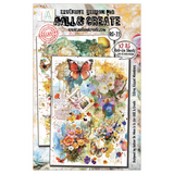 Aall and Create Radiant Florals A5 Rub-Ons Citrus Kissed Meadows (AALL-RO-022)