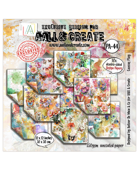 Aall and Create Garden Daydreams 12x12 Inch Design Paper Canvas Play (AALL-PA-044)