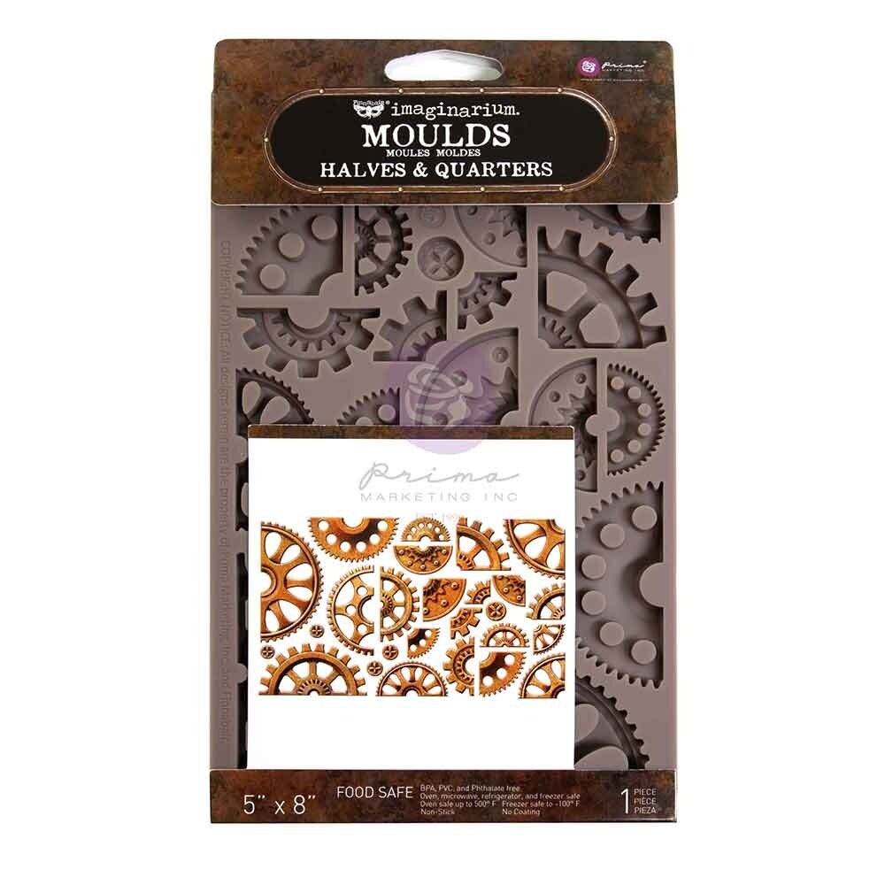Finnabair Halves And Quarters 5x8 Inch Decor Moulds (951399)