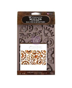 Finnabair Halves And Quarters 5x8 Inch Decor Moulds (951399)