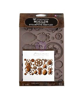 Finnabair Steampunk Beetles 5x8 Inch Decor Moulds (951436)