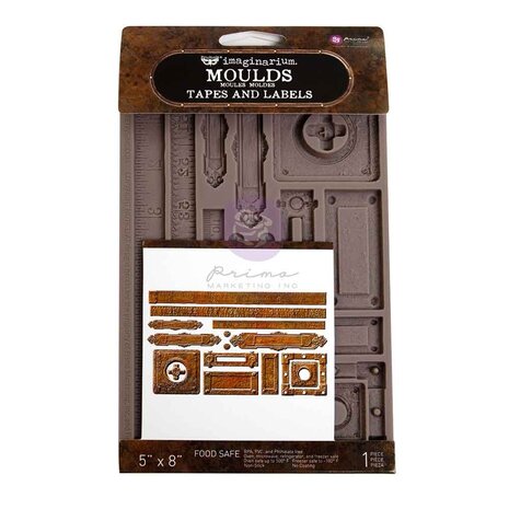 Finnabair Tapes And Labels 5x8 Inch Decor Moulds (951450) Finnabair Tapes And Labels 5x8 Inch Decor Moulds (951450)