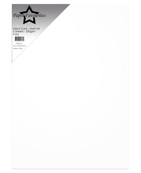 Paper Favourites Mirror Card Glossy A4  Ivory 250gsm (5pcs) (PFSS114)
