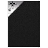 Paper Favourites Glitter Cardstock A4 Jet Black 250gsm (5pcs) (PFSS204)