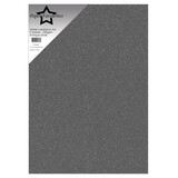 Paper Favourites Antique Silver A4 Glitter Cardstock 250gsm (5pcs) (PFSS205)