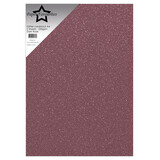 Paper Favourites Glitter Cardstock A4 Dark Rose 250gsm (5pcs) (PFSS213)
