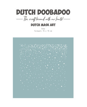 Dutch Doobadoo Merry and Bright Mask Art 6x6 Inch Snow (470.715.605)
