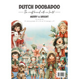 Dutch Doobadoo Merry and Bright A4 Collage Paper Set (473.005.081)