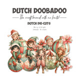 Dutch Doobadoo Merry and Bright A6 Dutch Collage Die-cuts Merry & Bright (16pcs) (474.007.511)