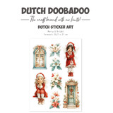 Dutch Doobadoo Merry and Bright A4 Dutch Stickers Art Transparant (491.201.007)