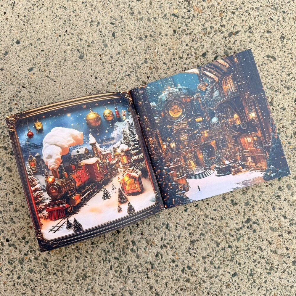 IndigoBlu Steampunk Winterfest 6x6 Inch Paper Book (IND1448)