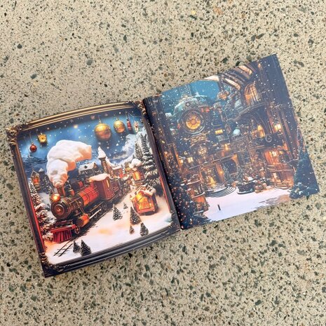 IndigoBlu Steampunk Winterfest 6x6 Inch Paper Book (IND1448)