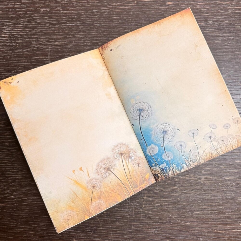 IndigoBlu Dandelion Heads A5 Paper Book (IND1453)