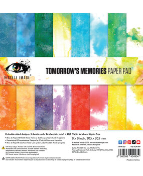 Visible Image Tomorrow's Memories 8x8 Inch Paper Pad (VIS-TOM-PP)
