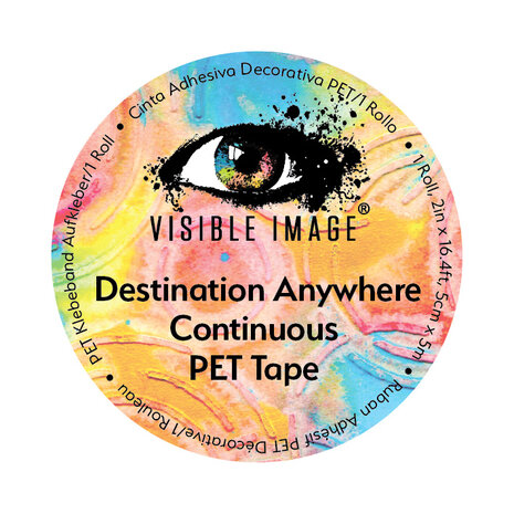 Visible Image Tomorrow's Memories PET Tape Destination Anywhere Continuous (5cmx5m) (VIS-DEA-PT)