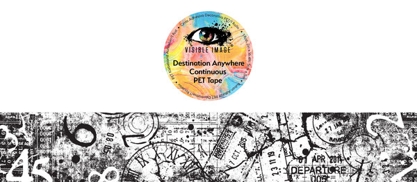 Visible Image Tomorrow's Memories PET Tape Destination Anywhere Continuous (5cmx5m) (VIS-DEA-PT)