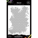Arden Creative Studio Laurel Grove Maker Series 6x8 Inch Stencil Distressed Tiles (ACSST0009)